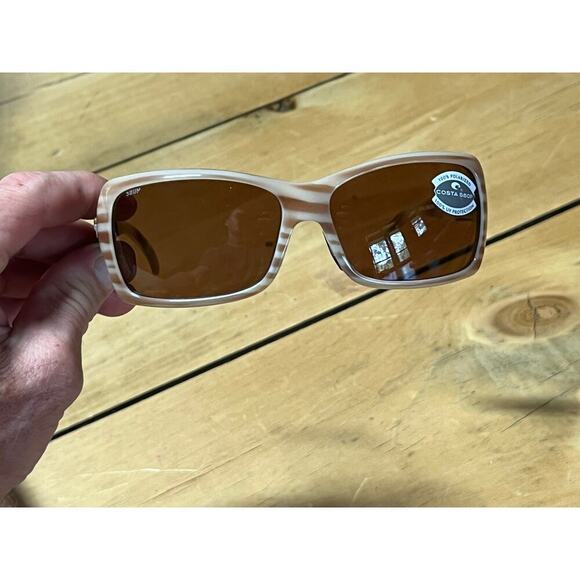 NEW! Costa Del Mar Womens Sunglasses. Islamorada IL 62. w/ case. Polarized - Picture 5 of 9